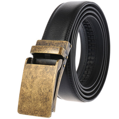 

New mens casual versatile wear-resistant belt automatic buckle belt LY33-0133-1