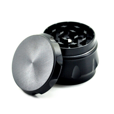

Metal Hand Tobacco Grinder Barrel Shape Spice Crusher 4 Layers Premium Herb Mill