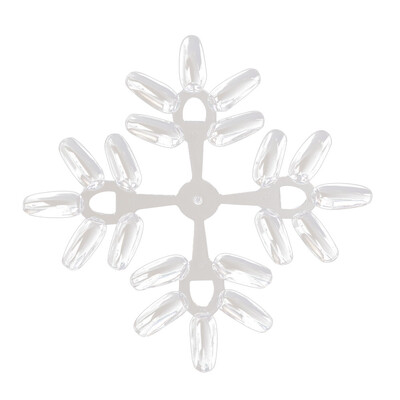 

Toponeto snowflake Natural Display Tool Stand Tips Nail Polish Color Card Template Sets