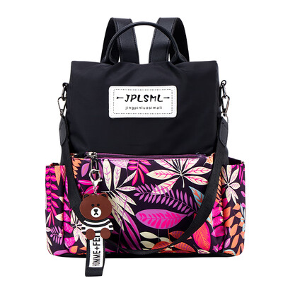 

Womens shoulder bags Korean version of Oxford Simple Anti-theft Backpack Tourist large-capacity Canvas Backpack