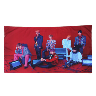 

BTS Tapestry Love Yourself Fake Love V Suga Jimin Jung Kook Wall Hanging Decor for Home BTS