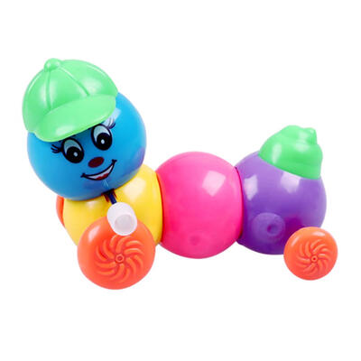 

Colorful Wind Up Caterpillar Toy Kids Clockwork Anti Shock Toys Child Gifts
