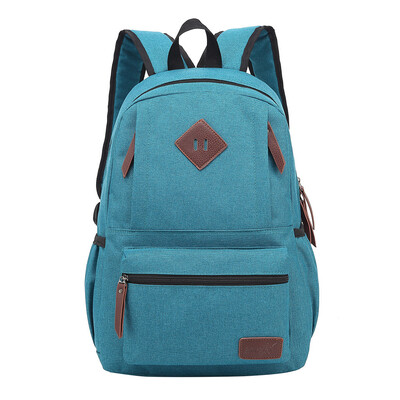 

Tailored Men & Women Fashion Travel Backpack Solid Color Oxford Cloth Student Bag