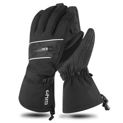 

1 Pair Winter Bicycle Full Finger Gloves Waterproof Windproof Riding Skiing Warm