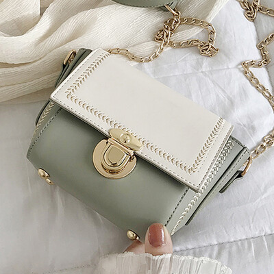 

Foreign gas woman 2019 chain Korean version 100 lap summer shoulder bag fashion 100 build new oblique carry small square bag