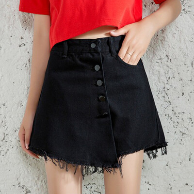 

Tailored Fashion Women Casual Loose Solid Color Trousers Short Pant Hot Pant