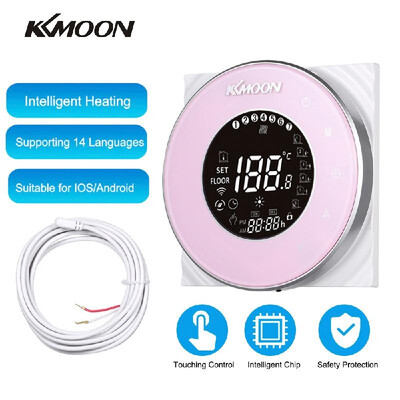

KKmoon Digital Underfloor Heating Thermostat for Electric Heating System Floor & Air Sensor with WiFi Connection & Voice Control E