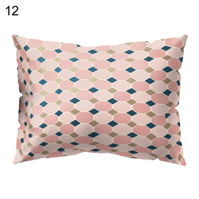 

Dot Triangle Geometric Pattern Pillow Cover Cushion Case Car Sofa Hotel Decor