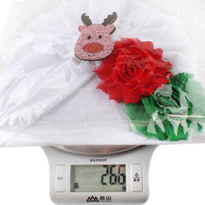 

Christmas Baby Head wrap Bow Elastic Hat Hat wear Cap Warm Hairband Headband