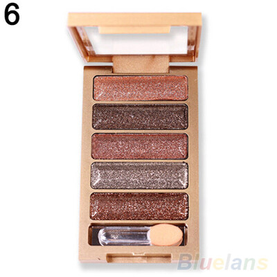 

5 Colors Shining Natural Eye Shadow Palette Cosmetic Makeup Beauty Tool Gift