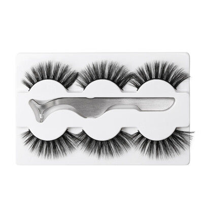 

Lashes Magnetic 3 Magnet Flase Eyelashes 1 Pair Wearing Without Glue 3D Rich Style Thick Eyelashes Makeup With Box gifts