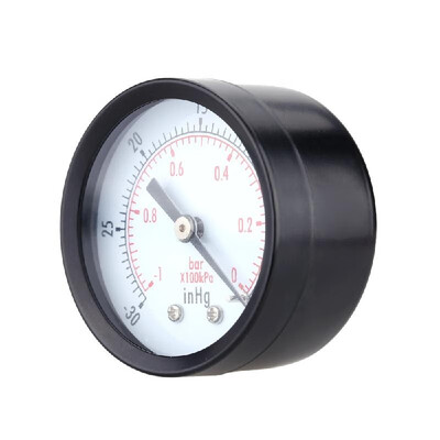 

0～-30inHg 0～-1bar 50mm 14"BSPT Mini Dial Vacuum Pressure Gauge Meter Pressure Gage Vacuum Manometer Double Scale