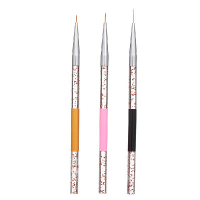 

3PCs Nail Art Design Set Nail Art Liner Brushes Dotting Painting Drawing Brush Pen