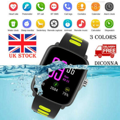 

IP68 Waterproof Bluetooth HD Smart Watch For Android iOS Sleep monitor Pedometer