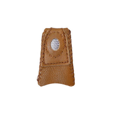 

Handmade Thimble Sheepskin Fingertips Finger Protector DIY Leather Tools Fingertips Finger Sleeve For Sewing Embroidery