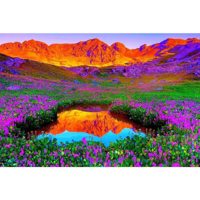 

5D DIY Full Drill Diamond Painting Fantasy Flowers Sea Cross Stitch Mosaic