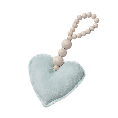 

Toponeto Wood Beads Ornament Star Heart Shape Kids Nursery Tent Wall Hanging Decor