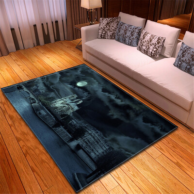 

Toponeto Creative Notre Dame Photo Commemorative Day Comfortable Carpet Home Decor