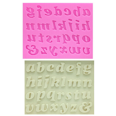 

3PCS LetterNumber silicone mold fondant mold cake decorating tools chocolate mold Kitchen baking mould