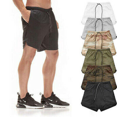 

Mens Summer Shorts Sports Training Bodybuilding Workout Fitness GYM Short Pants
