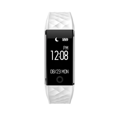 

Smart Wristband 096" OLED Touch Screen BT 40 Sleep Heart Rate Monitor Pedometer Smart Bracelet Fitness Tracker for Android 43
