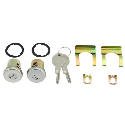 

Pair of Door Lock Cylinder Set with 2 Keys for Chevrolet GMC Buick Cadillac Oldsmobile Pontiac