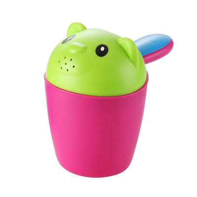 

Cartoon Baby Bath Cups Newborn Kid Shower Shampoo Cup Bathing Bailer Spoon