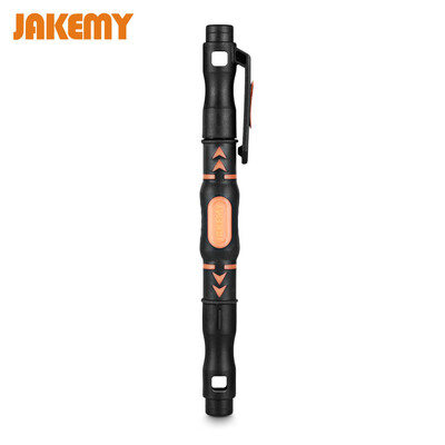 

JAKEMY JM - 8155 3 in 1 Portable Pocket Screwdriver with 2 Double-ended Bits