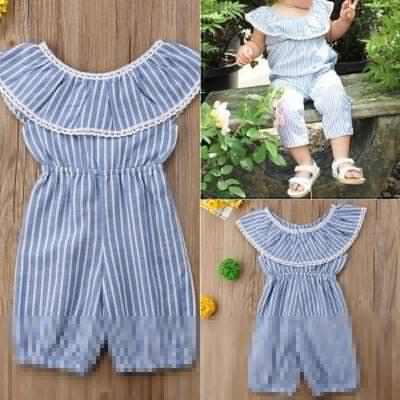 

Newborn Infant Baby Girl Jumpsuit Bodysuit Cotton Romper Outfits Sunsuit