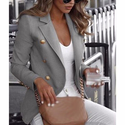 

Women Slim Lapel Formal Business Blazer Suit Jacket Coat Casual Outerwear Tops