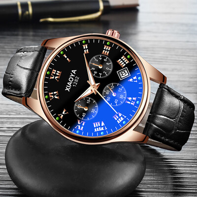 

Mens watches mens watches waterproof fashion 2019 new trend Korean version of simple leisure students fully automatic non-mechan