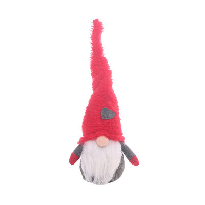 

1Pc Swedish Christmas Santa Gnome Handmade Plush Doll Desk Tree Decor Kids Gift