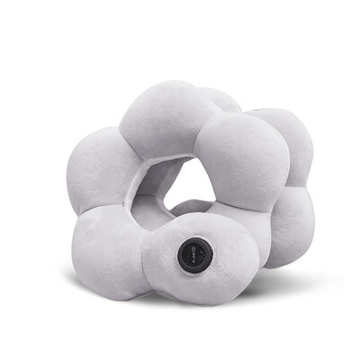 

AIKa Graphene Heating Neck U-Pillow Aircraft Car Travel Headrest Office Nap Artifact Neck Pillow Gray Blue