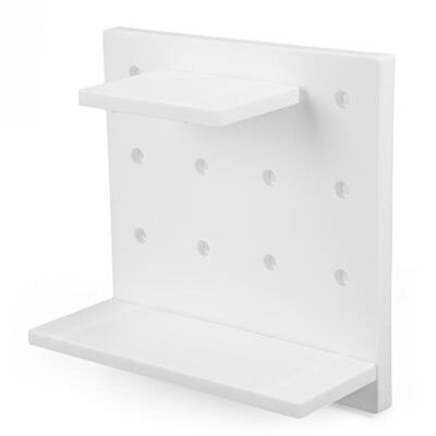 

Floating Wall Plastic Hole Plate Storage Partition Hanging Shelf