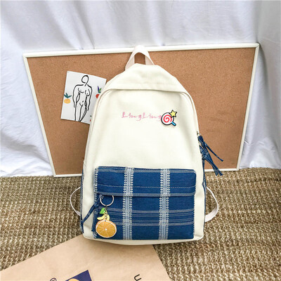 

Junior high school schoolbag girl Korean version high school student campus Japanese backpack small fresh Shoulder Bag Girl tide