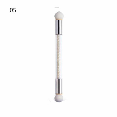 

Toponeto 1pcs Glitter Powder Picking Dotting Gradient Pen Brush Nail Art Tools