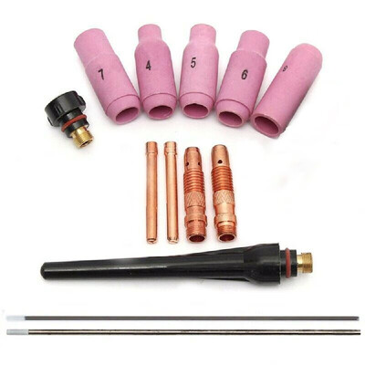 

37Pcs TIG Spare Parts Set 1624mm Welding Accessories for WP171826 Torch