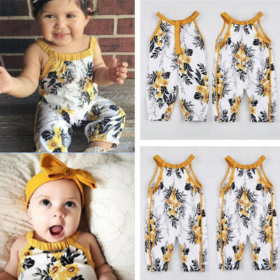 

Fashion Toddler Kid Baby Girl Romper Infant Jumpsuit Bodysuit Clothes Outfit Set