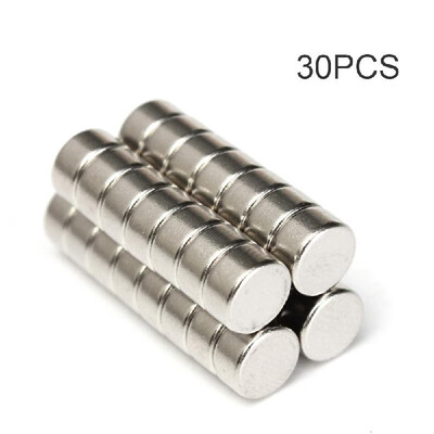 

30pcs N52 Strong Round Disc Permanent Rare Earth Neodymium Magnety for Refrigerator DIY Craft Scientific&Office Multi-use 6x3m