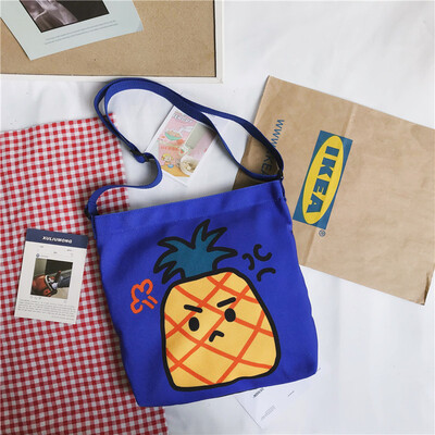 

Student Partys bag inclined bag womens canvas Korean ins wind-style single-shoulder bag&womens ulzzang