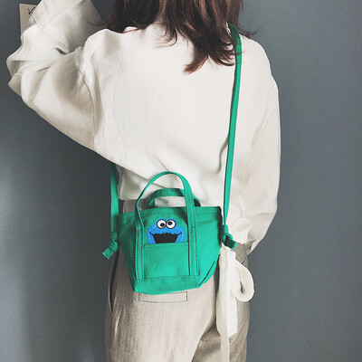 

Tailored Woman Canvas bag tide wild cloth bag casual shoulder canvas handbag