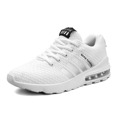 

Four seasons air cushion sports running shoes mesh breathable light shoes mens shock absorption leisure travel shoes men