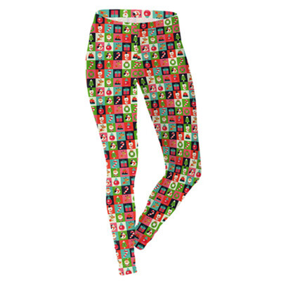 

Women XMAS Leggings YOGA Gym Christmas Print Legging Sport Pants Fitness Trouser