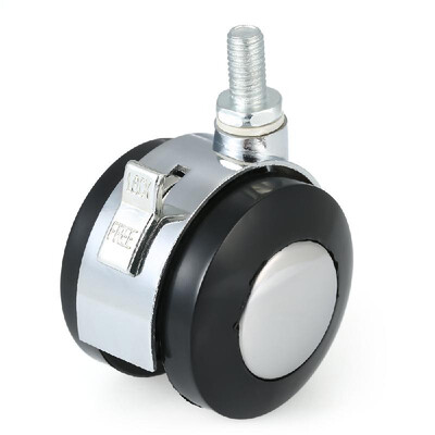 

1pcs Premium Office Chair Screw Caster Wheel Able to Brake Trolley Wheel for Floor Protection 2 inches