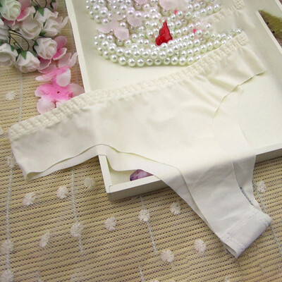 

Sexy Women Casual Ice Silk Seamless Briefs Underwear Low Waist Panties Knickers