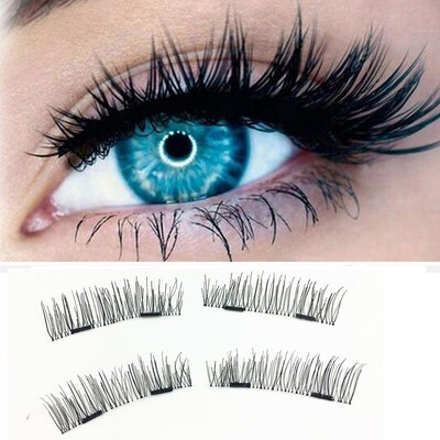 

〖Follure〗1 Pair 3D Magnetic False Eyelashes Lashes Reusable False Magnet
