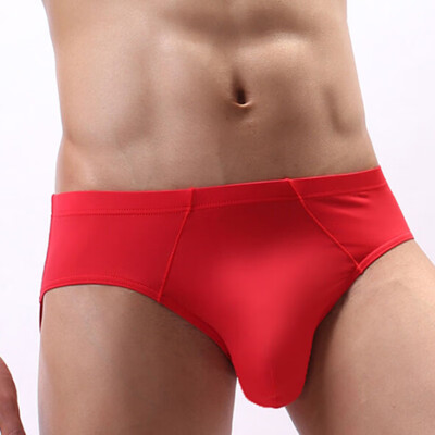 

Mens Bulge Pouch Boxer Briefs Swims Thongs Underwear Breathable Trunks Lingerie