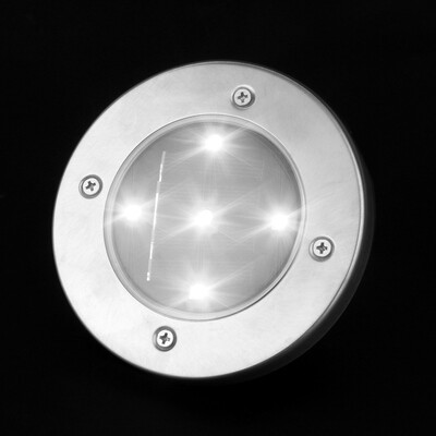 

Gobestart 4Pcs 5LED Solar Power Buried Light Under Ground Lamp Outdoor Path Garden Decking