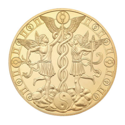 

12 Constellation Gold Plated Physical Commemorative Coin Collectible Gift