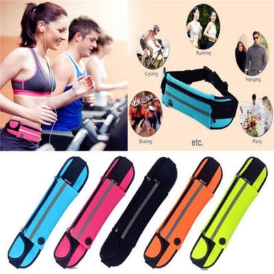

Waterproof Sport Runner Waist Bum Bag Running Jogging Belt Pouch Zip Pack